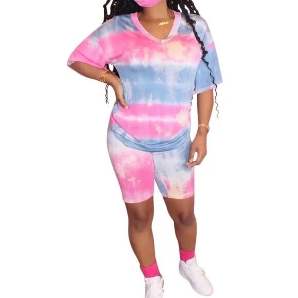 Ladies Tie Dye 2 Piece Set sz Small - Picture 3 of 3